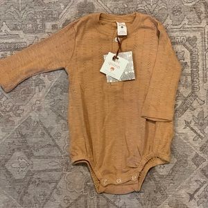 Kate Quinn Pointelle Bubble Romper Sz 6-12m NWT